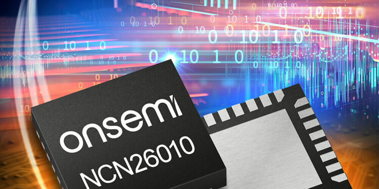 onsemi Announced Industrial Ethernet with 10BASE-T1S Controller