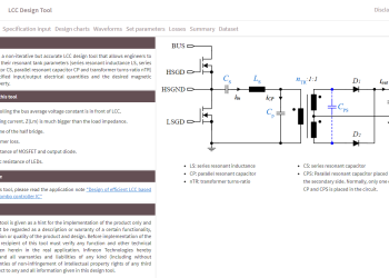 LCC design tool