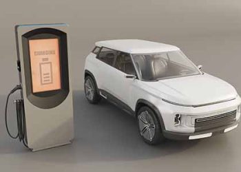electric car charging station