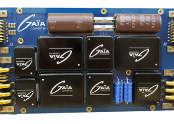 A GAIA Converter demonstrator board with phase-synchronized DC-DC converters