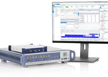 R&S CMP200 radio communication tester with integrated UWB test capabilities.