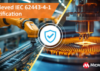 Microchip Technology Earns IEC 62443-4-1 ML2 Industrial Automation