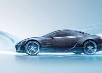 Car in motion
