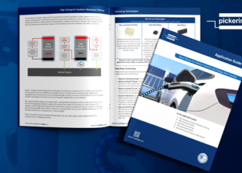 Pickering guide highlights the benefits of reed relays for EV and chargepoint testing