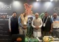 Aheesa unveils Vihaan-I semiconductor chip in the presence of Union Minister Shri Ashwini Vaishnaw at Semicon India 2026