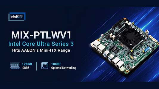 AAEON Targets High-Performance Industrial AI with Intel